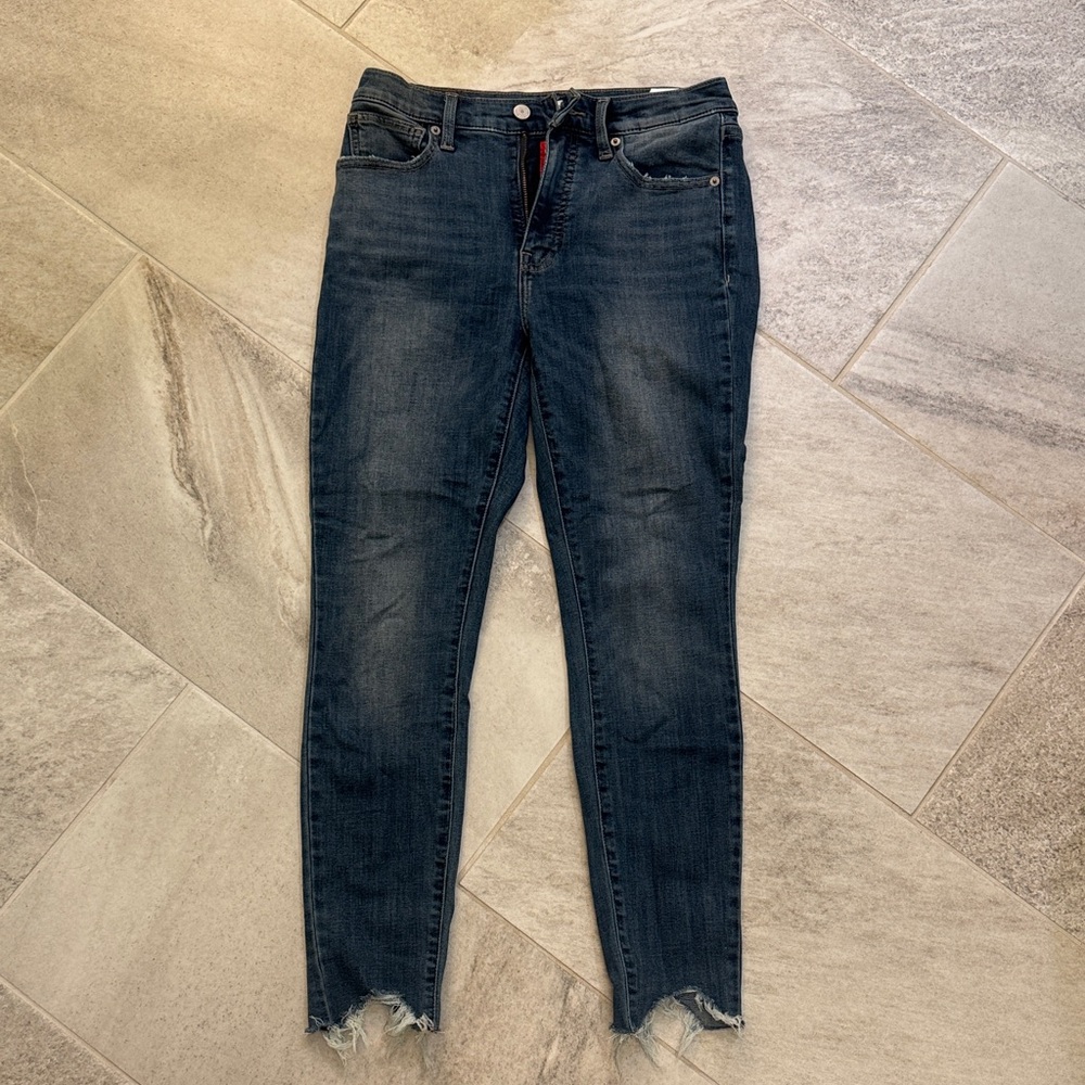 Lucky Brand Ava Raw Hem Skinny Jeans